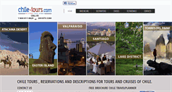 Desktop Screenshot of chile-tours.com